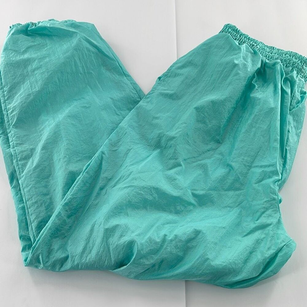 Vintage high waisted joggers size medium sea foam green.